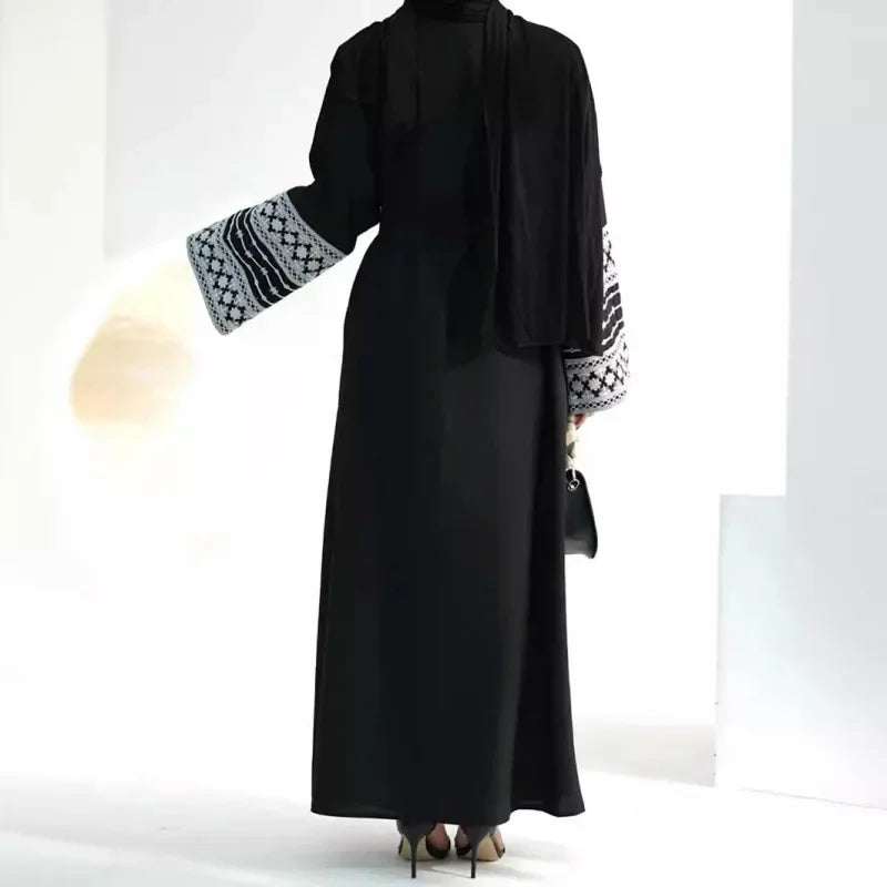Elegant Open Abaya