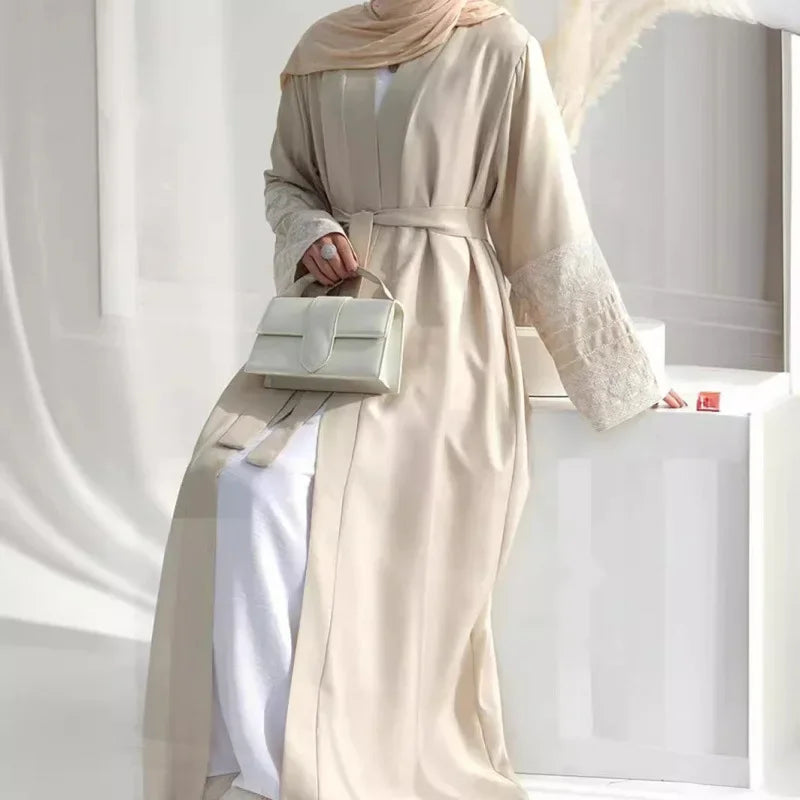 Elegant Open Abaya
