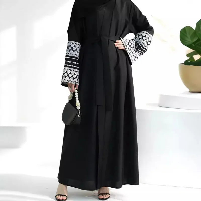 Elegant Open Abaya