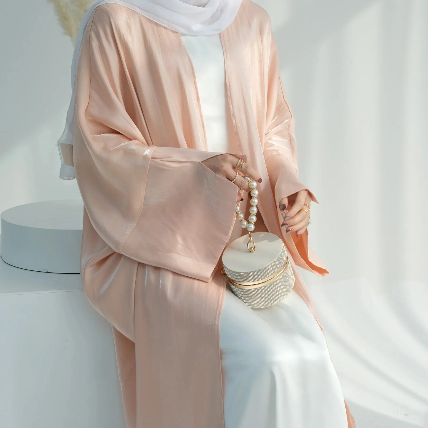 Dubai Style Kimono Pink