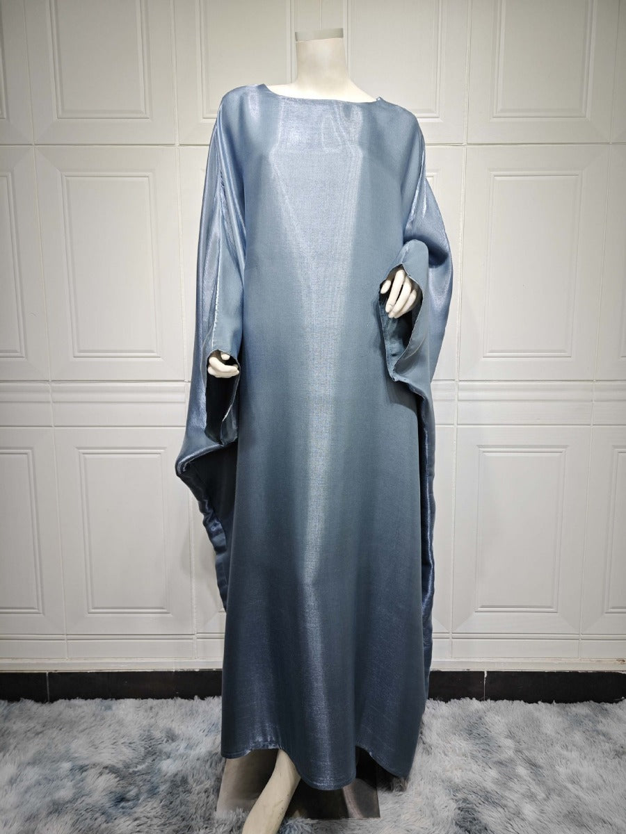 Modest Satin Butterfly Dress