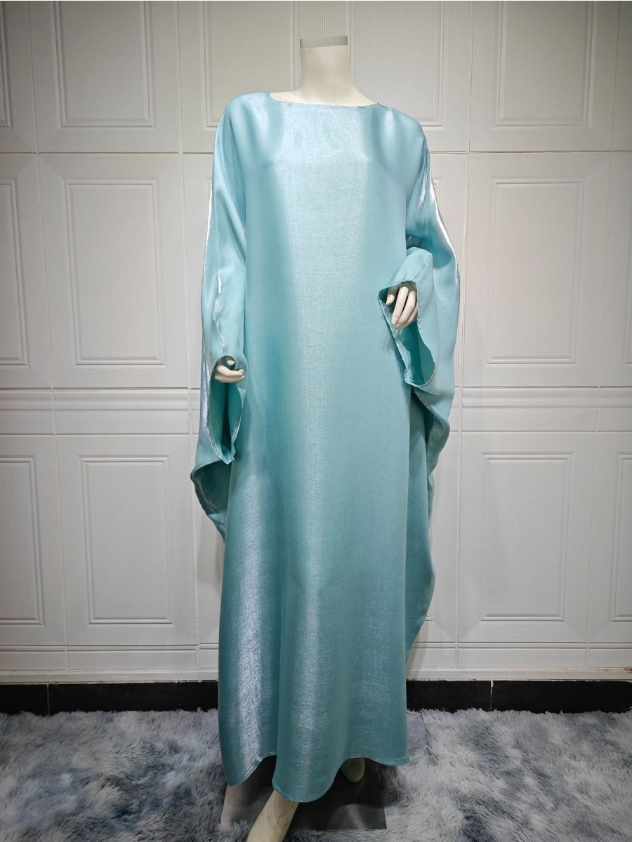 Modest Satin Butterfly Dress