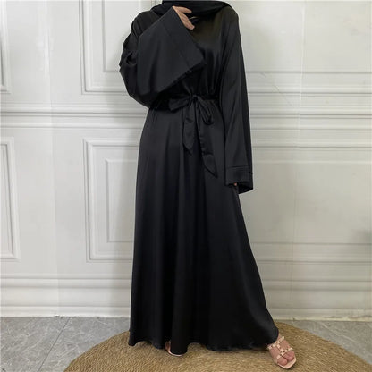 Satin Elegance Abaya