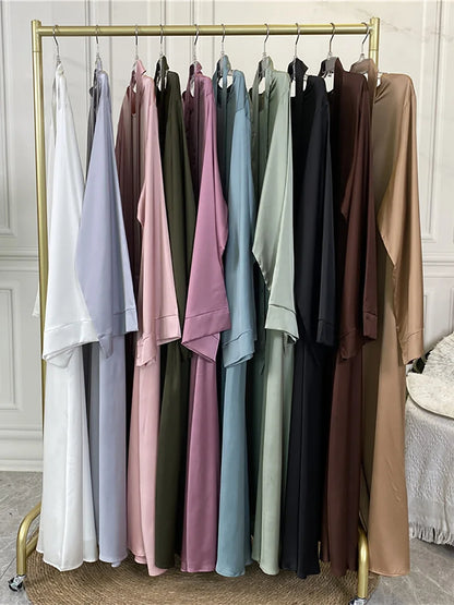 Satin Elegance Abaya