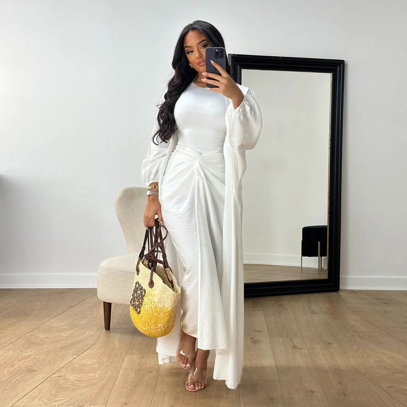 Elegant 2-Piece Kimono Set