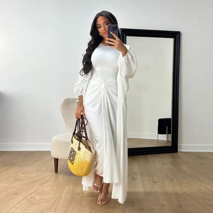 Elegant 2-Piece Kimono Set