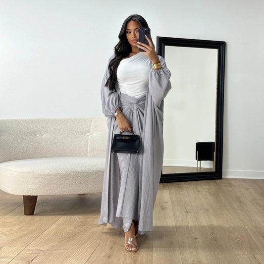 Elegant 2-Piece Kimono Set