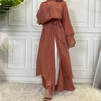 Breezy Chiffon Kimono with Wide Sleeves