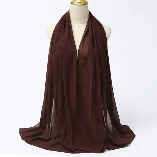 Chiffon Hijab COFFEE