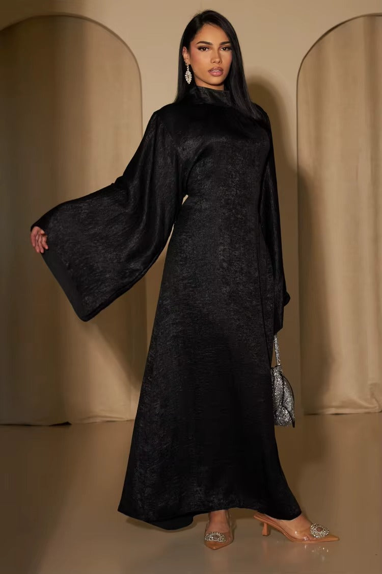 Black Elegance Abaya Dress