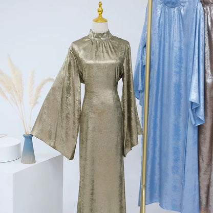 Light Green Elegance Abaya Dress