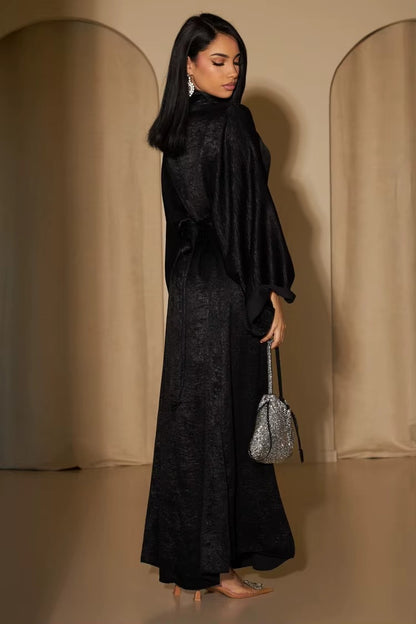 Black Elegance Abaya Dress