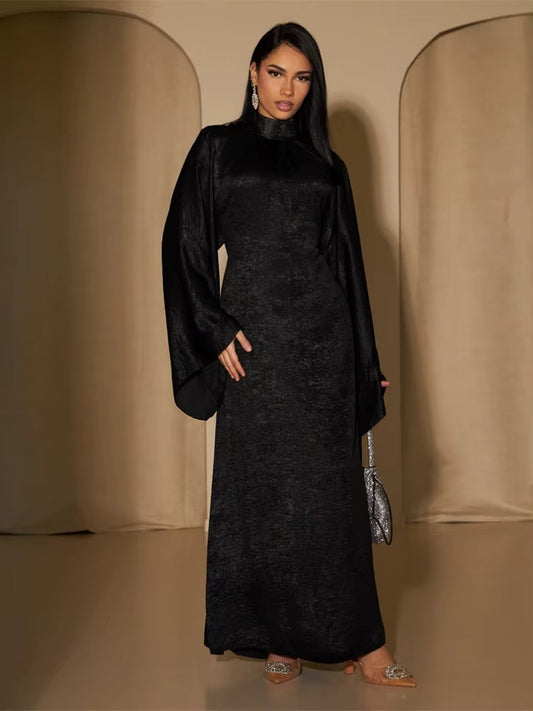 Black Elegance Abaya Dress